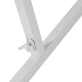 Wedding Arch White Square Backdrop Flower Display Stand Background 2.2M - 45-Degree Angle