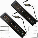 2Sets LED Light 40cm Full Spectrum Aquarium Lighting Aqua Plant Fish Tank Lamp 15W