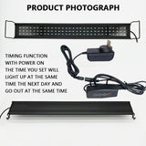 120 CM 150W 244LED Aquarium LED Lighting  Marine Aqua Fish Tank Light NEW - Rear View