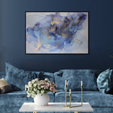 Wall Art 50cmx70cm Cosmic Part Black Frame Canvas - Front View
