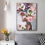 Wall Art 50cmx70cm Foolish in Love II Gold Frame Canvas