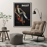 Wall Art 60cmx90cm Bally Man & Woman 2 Sets Black Frame Canvas - Top-Down View