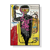 Wall Art 50cmx70cm Versus Medici Black Frame Canvas