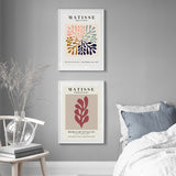 Wall Art 50cmx70cm Matisse 2 Sets White Frame Canvas - Front View