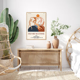 Henri Matisse Dancing Canvas Print with Wooden Frame - 40x60cm Wall Art - Top-Down View