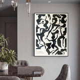 Wall Art 60cmx90cm Jazz Festival Black Frame Canvas - Front View