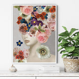 Wall Art 60cmx90cm Foolish in Love I White Frame Canvas - Front View