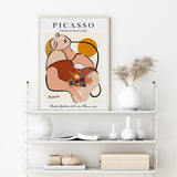 Wall Art 80cmx120cm Le Reve by Pablo Picasso Wood Frame Canvas - Front View