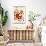 Wall Art 80cmx120cm Le Reve by Pablo Picasso Wood Frame Canvas - Side View