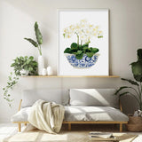Dancing Ballerina in Paris Canvas Wall Art Set - 100cm x 150cm with Gold Frame - Side View