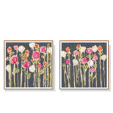 Laurels Lollies Canvas Wall Art Set - 100cm x 100cm with Wood Frame