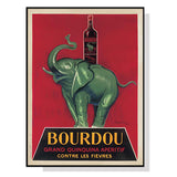 Framed Canvas Art - Bourdou Design 90x135cm in Black Frame