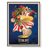 Leonetto Cappiello's Cirio Canvas Art - 40cm x 60cm with Black Floating Frame