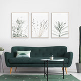 Wall Art 60cmx90cm Lavender Eucalyptus 3 Sets Wood Frame Canvas