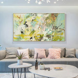 Wall Art 50cmx100cm Summer Dream Gold Frame Canvas - Front View