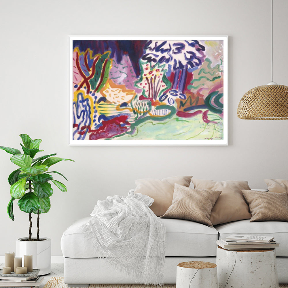 Late Summer Serenity - 50cm x 70cm Framed Canvas Wall Art