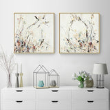 Framed Canvas Art - Afternoon Walk 2-Piece Set (70cm x 70cm) with Gold Frame - Front View