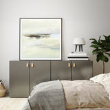 Atmospheric Edge Canvas Art with Black Frame - 80cm x 80cm - Side View