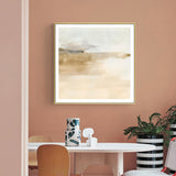 Atmospheric Edge II Canvas Art with Golden Frame - 70cm x 70cm - Front View