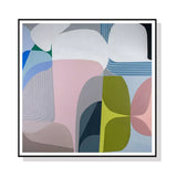 Skyways Canvas Art with Black Floating Frame - 70cm x 70cm