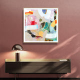 Changed My Mind IV by Aleah Koury - 50cmx50cm Canvas Art with Gold Frame - Front View