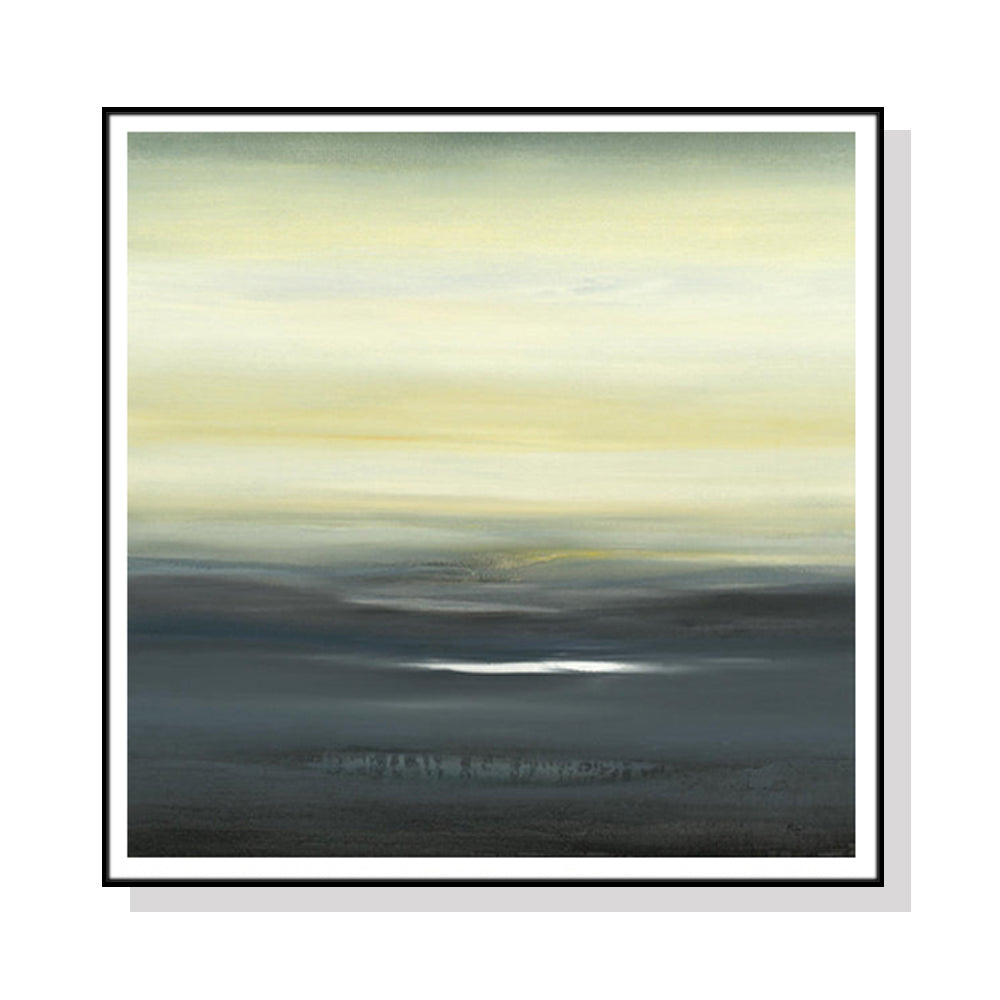Serene Landscapes Canvas Art with Black Frame - 70cm x 70cm
