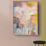 Lann II Premium Canvas Art with Gold Floating Frame 90x135 cm - Side View