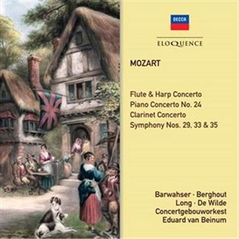 Mozart: Symphonies And Concert - Van Beinum, Eduard Cd Album