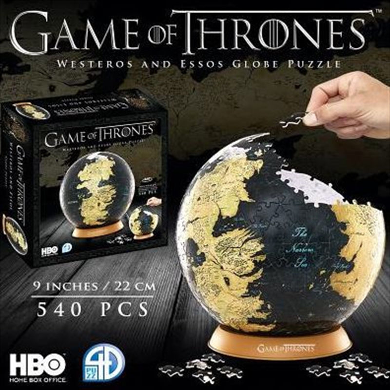 Game of Thrones Globe 9 Globe Puzzle