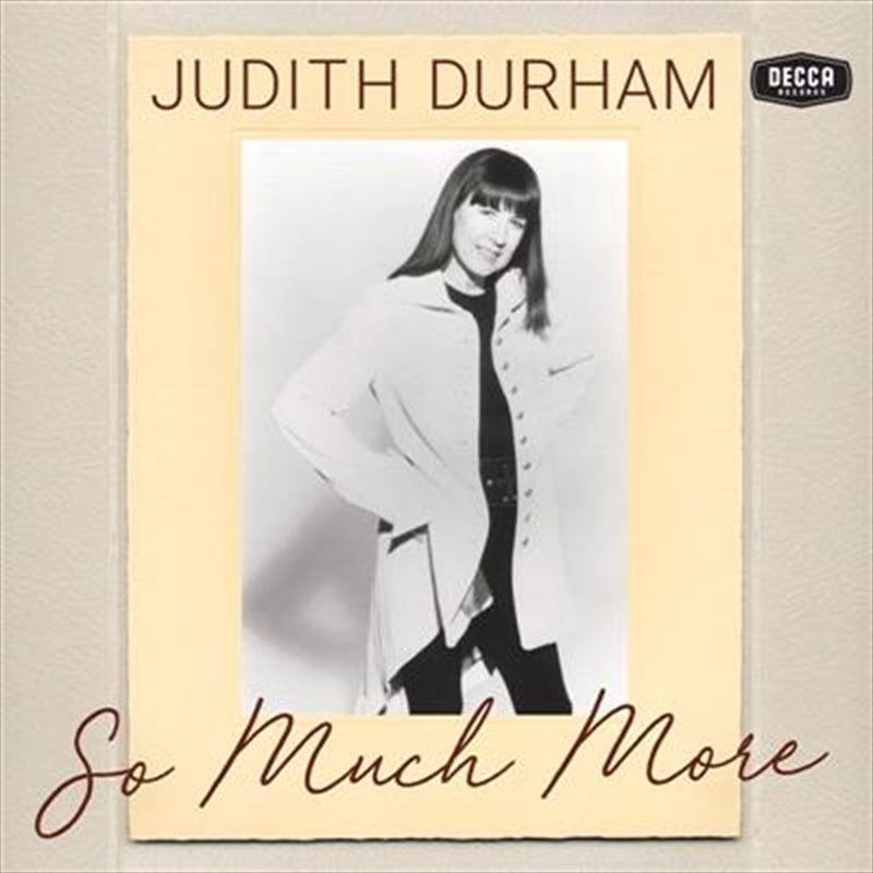 So Much More - Durham, Judith Cd Album