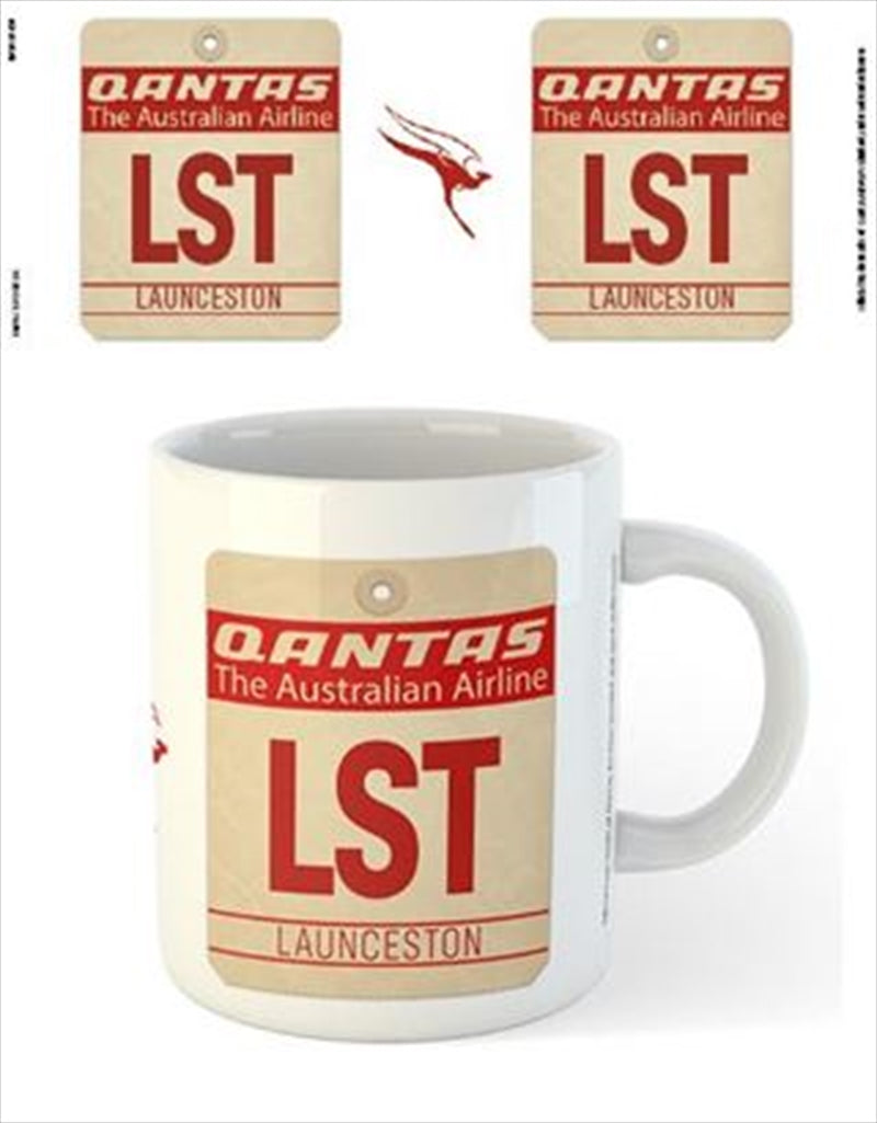 Qantas LST Airport Code Luggage Tag