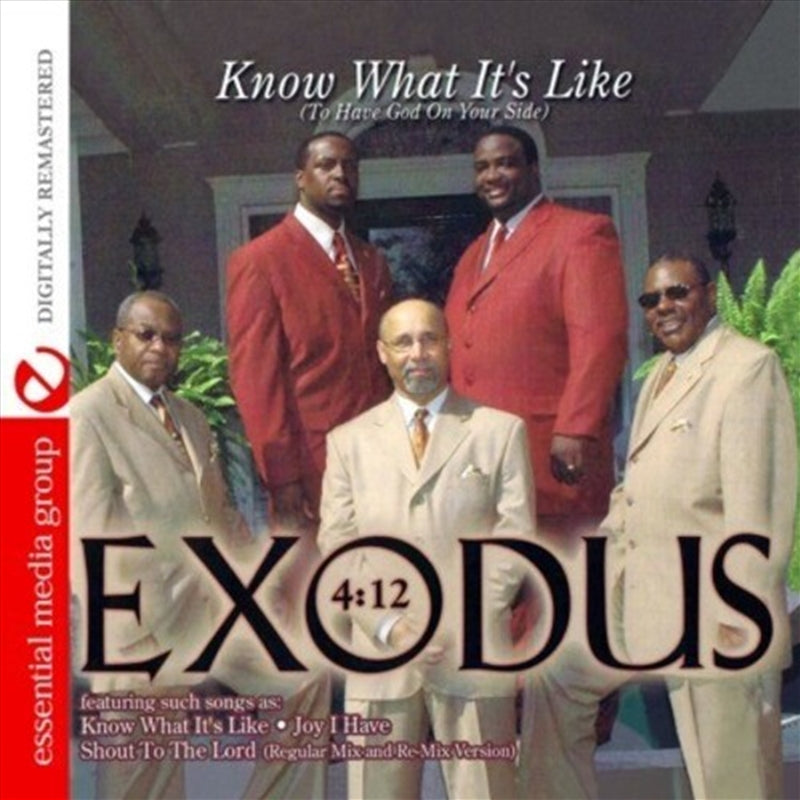 Know What Its Like - Exodus 4:12 Cd Album