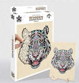 Tiger Adventure 132 Piece Wooden Puzzle