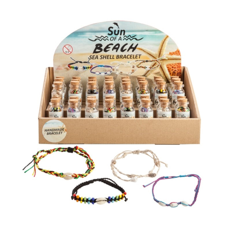 Ocean Breeze Charm Bracelet in a Bottle (SENT AT RANDOM)