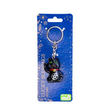 Charmed Black Cat Pentacle Keychain