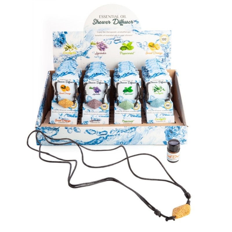 Aromatherapy Shower Diffuser with Essential Oil Beads