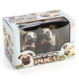 Racing Pugs on the Go - Wind Up Duo