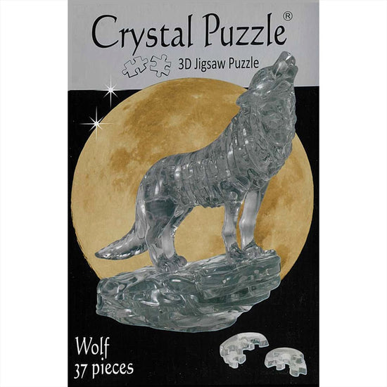 3D Crystal Puzzle: Black Wolf Edition