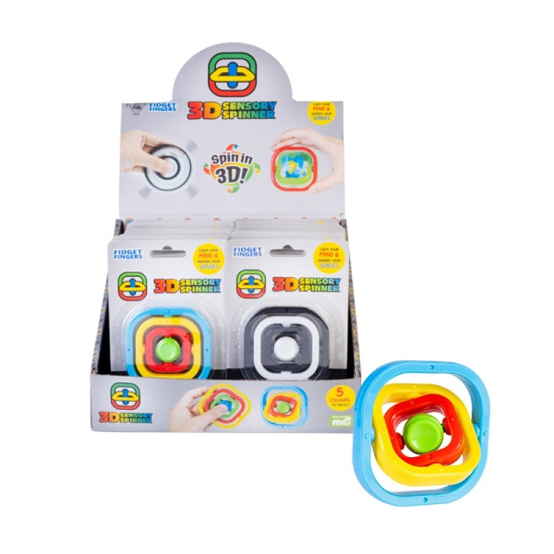 Vibrant 3D Fidget Spinner for Stress Relief