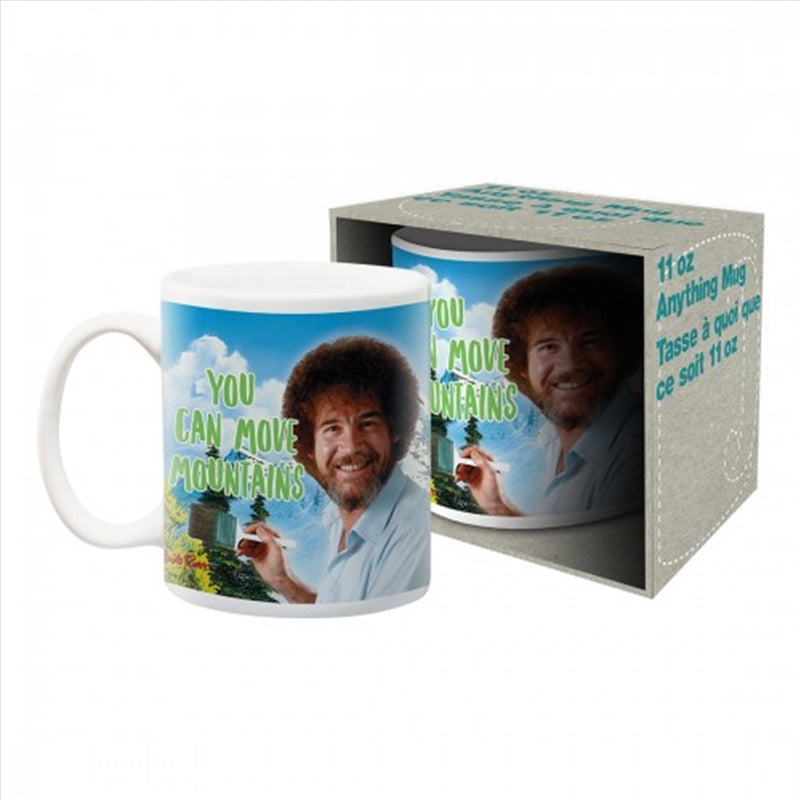 Bob Ross ??Move Mountains Ceramic Mug