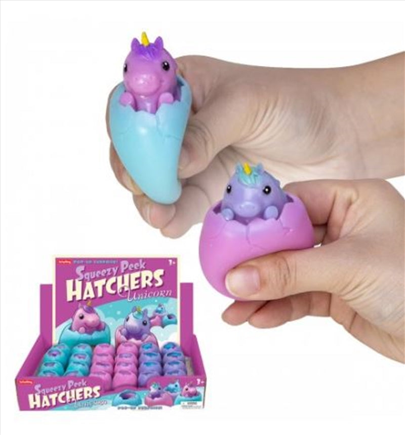 Schylling ??Unicorn ??Squeezy Peek Hatcher (SENT AT RANDOM)