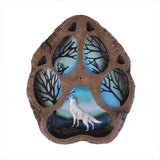 Incense Burner Wolf Print