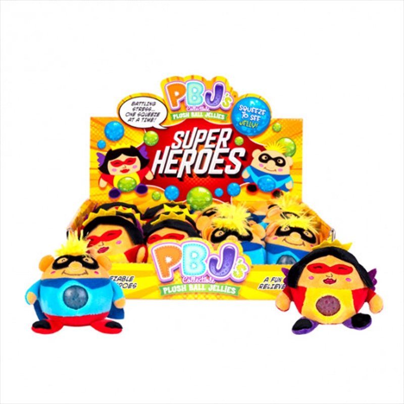 Plush Ball Jellies S/Heroes