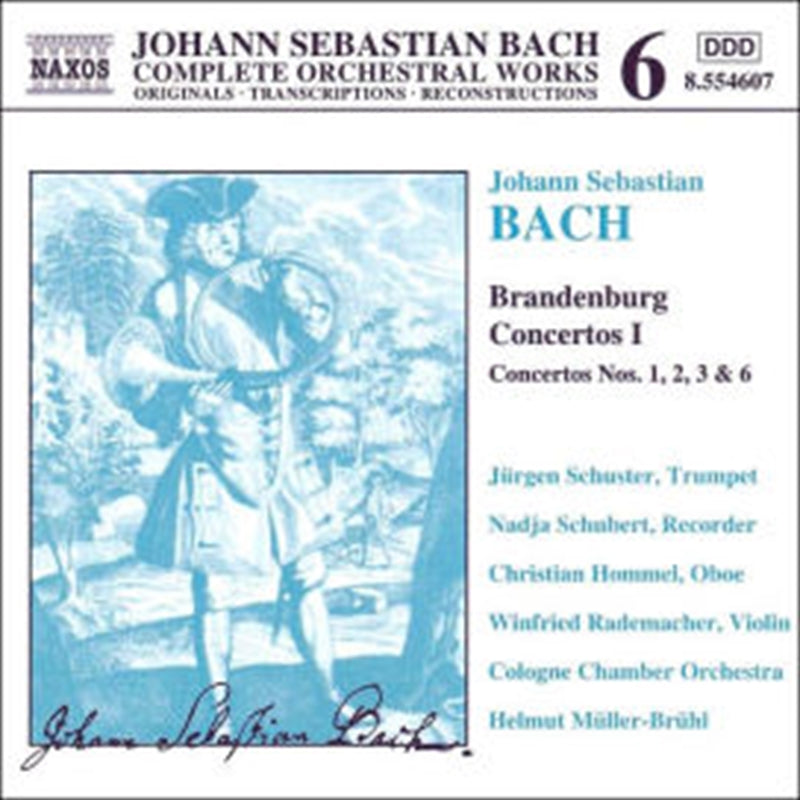 Bach: Brandenburg Ctos 1 - Muller-Bruhl/Cc Cd Album