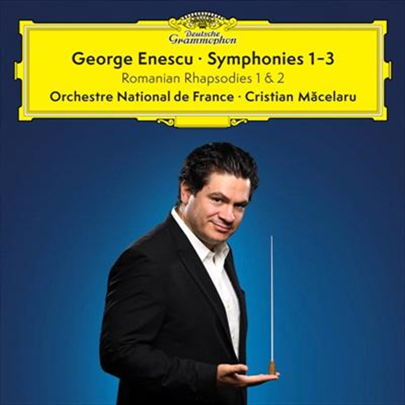 Enescu: Symphonies Nos. 1 - 3 - Orchestre National De France Cd Album