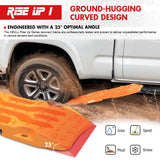 XBULL Rise Up Series 4X4 Recovery Tracks - 4PCS Heavy-Duty Sand, Mud, and Snow Extraction Boards for 4WD Vehicles - Front View