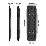 X-BULL Recovery Tracks Boards 10T 4PCS Snow Mud Essential Car Vehicle 4WD Carry Bag - Rear View
