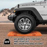 X-BULL 2PCS Recovery Tracks Boards Snow Mud Truck 4WD With Carry bag - Rear View