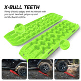 X-BULL Recovery tracks kit Boards Sand Mud Trucks 6pcs strap mounting 4x4 Sand Snow Car green GEN3.0 - Extra Image