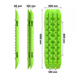 X-BULL Recovery tracks kit Boards Sand Mud Trucks 6pcs strap mounting 4x4 Sand Snow Car green GEN3.0 - Extra Image